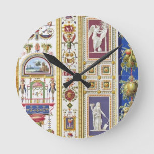 Horloge Ronde Panneau du bungalow de Raphael à Vatican, de