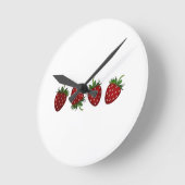 Horloge Ronde Panneau fraise (Angle)