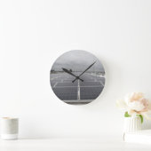 Horloge Ronde Panneau solaire (Maison)