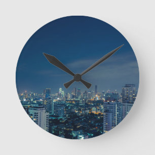 Horloge Ronde Panorama nocturne de Bangkok