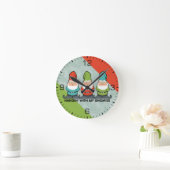 Horloge Ronde Panser avec mes amis (Maison)