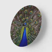 Horloge Ronde Paon (Angle)