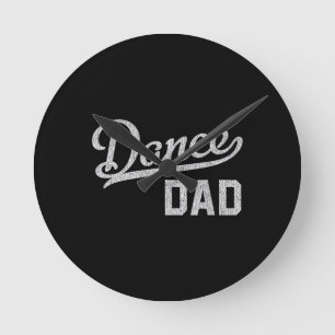 Horloge Ronde Papa de la danse Danseur fier Papa