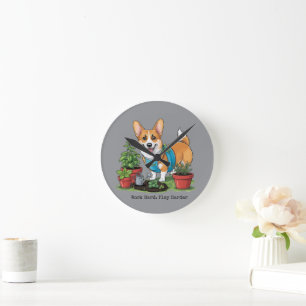 Horloge Ronde Papa-Fourrure