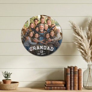 Horloge Ronde Papapa Est Année Photo Varsity Total Grands