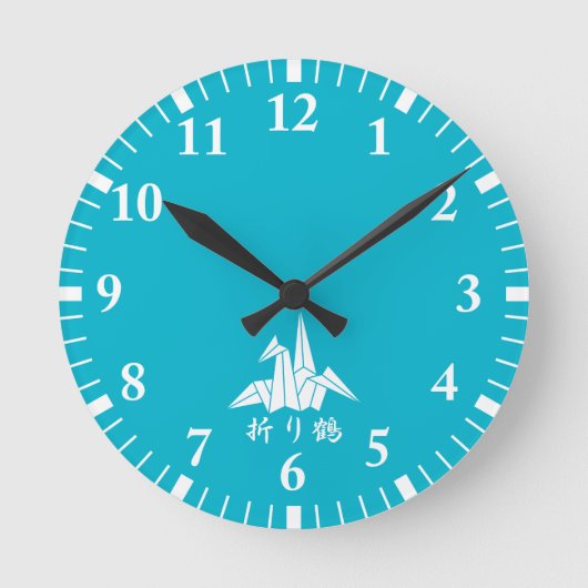 Horloge Ronde Paper crane (Recto)