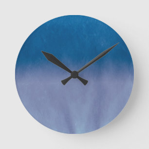 Horloge Ronde Papier 3 d'aquarelle de texture de fond