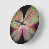 Horloge Ronde Papillon (Angle)