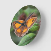 Horloge Ronde Papillon (Angle)