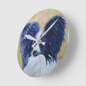 HORLOGE RONDE PAPILLON PRÉCIEUX (Angle)