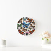 Horloge Ronde Papillons 2 (Maison)