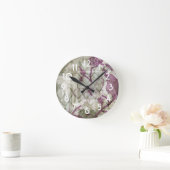 Horloge Ronde Papillons arabes IV (Maison)