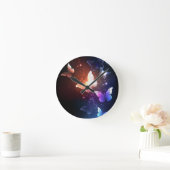 Horloge Ronde Papillons nocturnes (Maison)