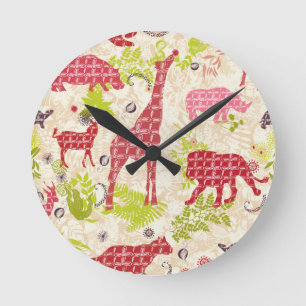 Horloge Ronde Paradis de jungle