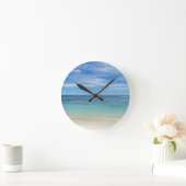 Horloge Ronde paradis tropical (Maison)