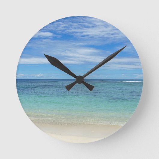 Horloge Ronde paradis tropical (Recto)
