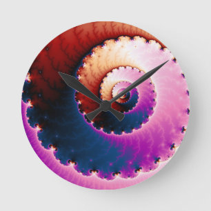 Horloge Ronde Parfait - Art Fractal