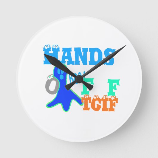Horloge Ronde Parfait huez ! TGIF remercie Dieu son tapis de (Recto)