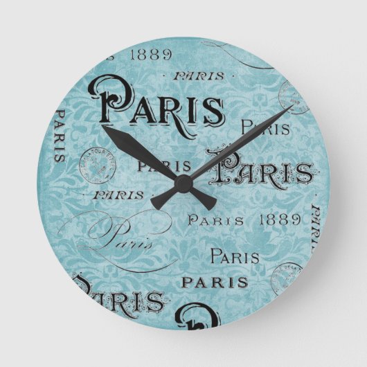 Horloge Ronde Paris | Damas bleues (Recto)