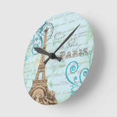 Horloge Ronde Paris Vintage (Angle)