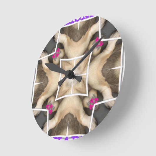 Horloge Ronde Part du lion (Angle)