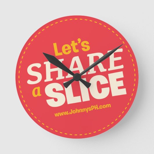 Horloge Ronde Partageons une tranche (Recto)