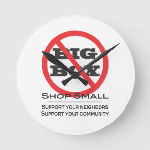 Horloge Ronde Pas de grandes boîtes !