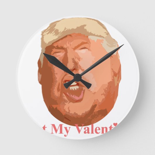 Horloge Ronde pas ma valentine (Recto)