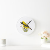 Horloge Ronde pássaro amarelo (Maison)
