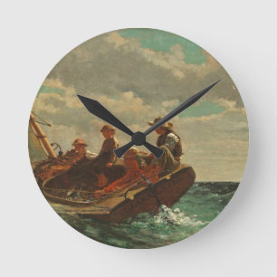 Horloge Ronde Passer en coup de vent vers le haut (un vent