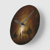 Horloge Ronde Passing Through à Arched P (Angle)