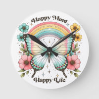 Pastel Hippie "Happy Mind Happy Life"