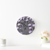 Horloge Ronde Pastel lilac (Maison)