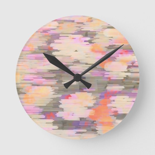 Horloge Ronde Pastel Nature Haze (Recto)