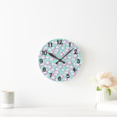 Horloge Ronde Pastel Ovals (Maison)