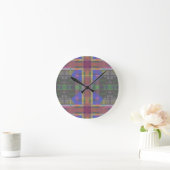 Horloge Ronde Pastel rainbow Colorful Geometric (Maison)