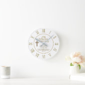 Horloge Ronde PASTOR Ordination Anniversaire Bible Verse Cadeau (Maison)