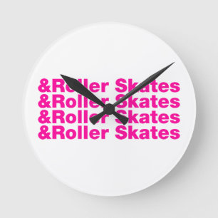 Horloge Ronde & Patins à rouleaux