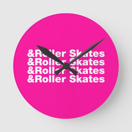 Horloge Ronde & Patins à rouleaux (Recto)