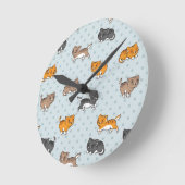 Horloge Ronde patny (Angle)