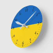 Horloge Ronde Patriotic Ukraine (Angle)