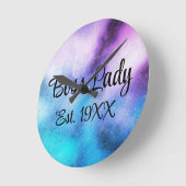 Horloge Ronde Patron Lady Est. (Angle)