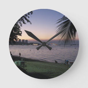Horloge Ronde Pattaya Beach Sunset ... Chonburi, Thaïlande