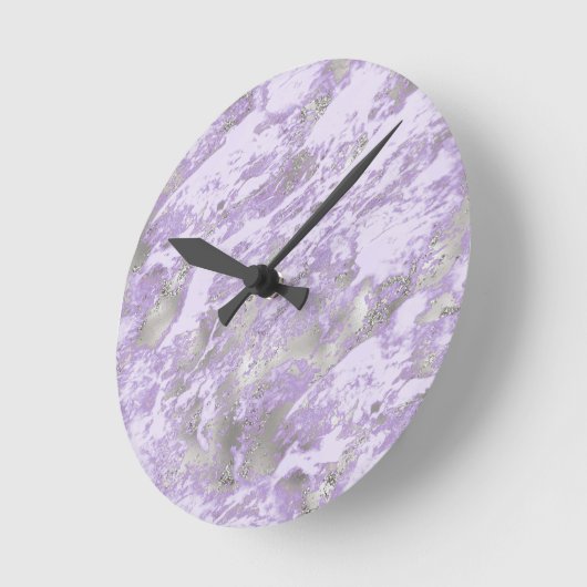 Horloge Ronde Pattern chic (Angle)