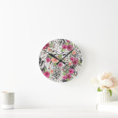Horloge Ronde Pattern with Animal Prints (Maison)