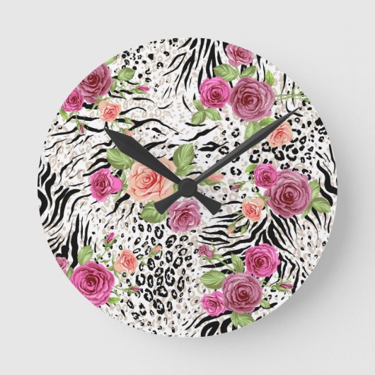 Horloge Ronde Pattern with Animal Prints (Recto)