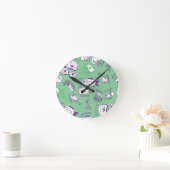 Horloge Ronde Pattern with food (Maison)