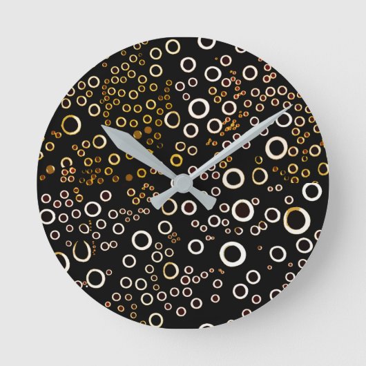 Horloge Ronde Patterns de Cute (Recto)