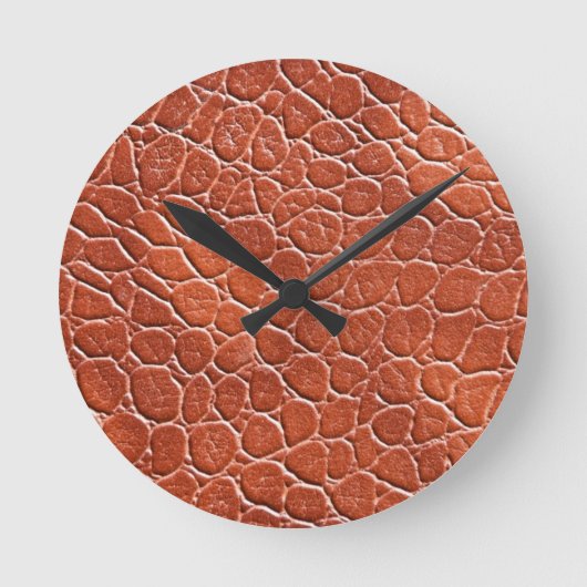 Horloge Ronde Patterns de Leather (Recto)