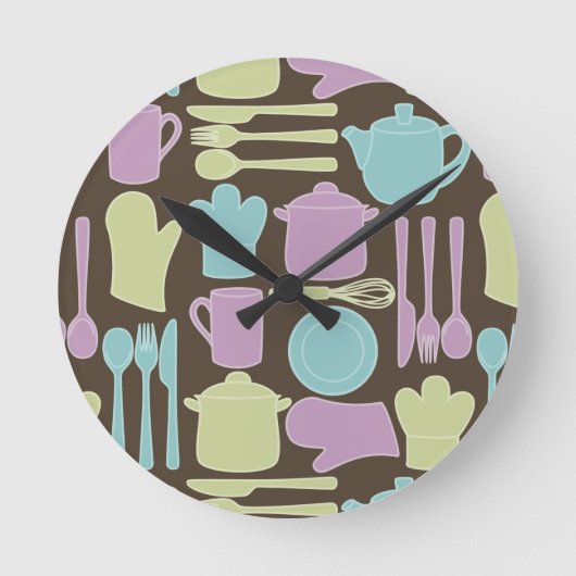 Horloge Ronde Patterns d'Utensil 2 (Recto)